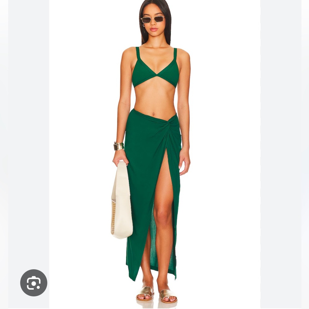 L*Space Green Maxi Skirt